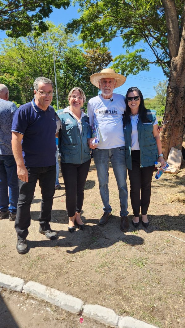Trabalho de articulação em campo com a equipe do Projeto Manuelzão